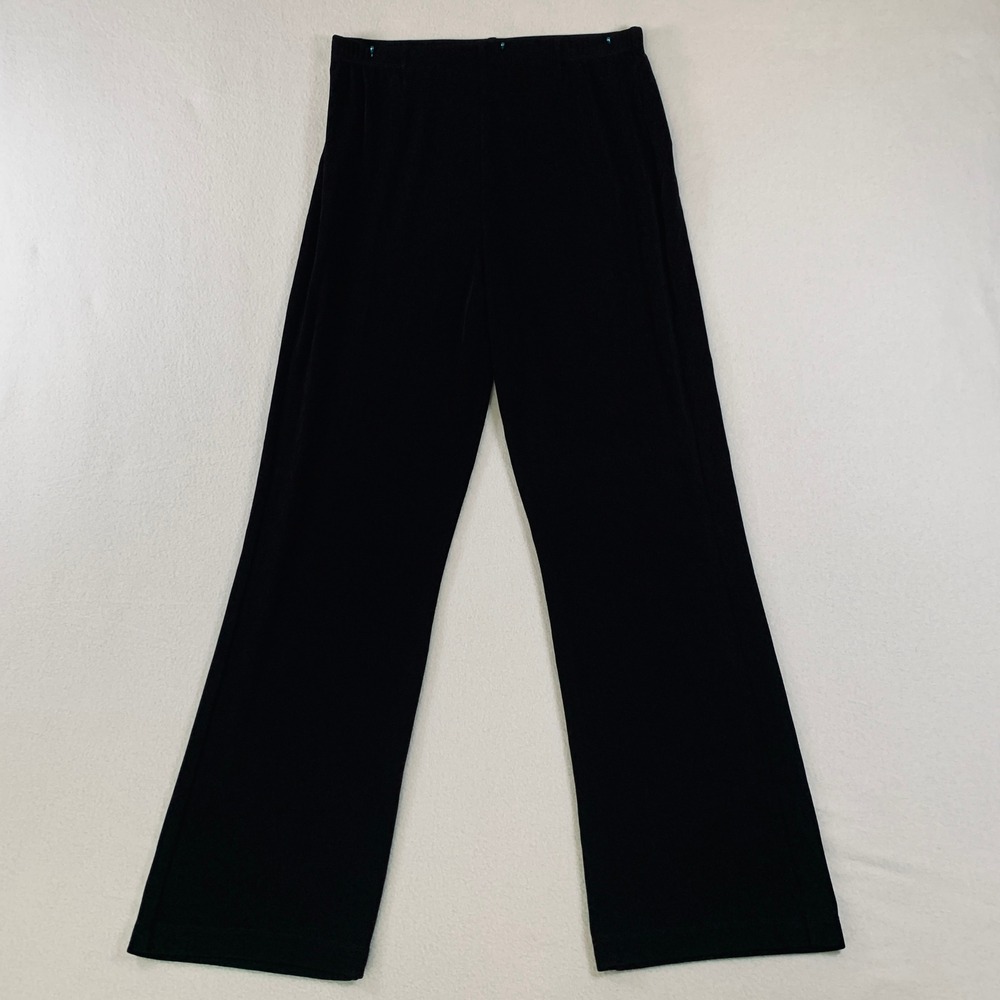 Chico's Travelers Women Black Size 1 Reg (M/8) Pull On Stretch Classic Pants 28L